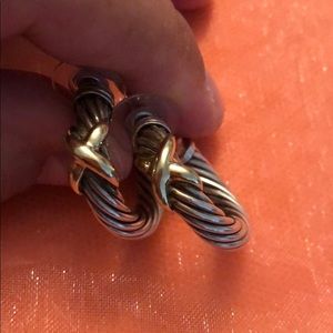 Vintage dy hoops 1 inch diameter 585 925